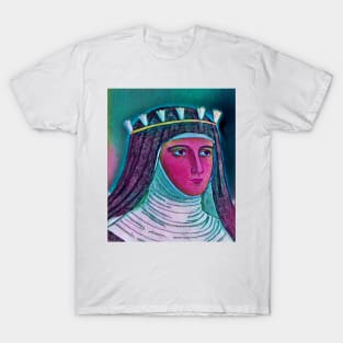 Hildegard of Bingen Portrait | Hildegard of Bingen Artwork 4 T-Shirt